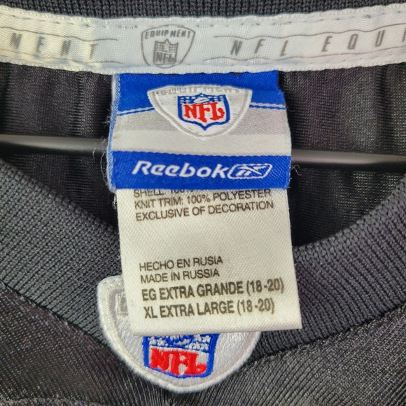 NFL Reebok | Randy Moss 18 On Field Black Jersey Mens XL - Picture 10 of 11